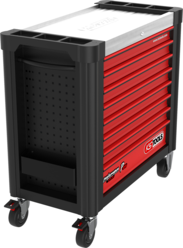 KS Tools PERFORMANCEplus P25 BLACK/ROT Chariot d'atelier avec 8 tiroirs