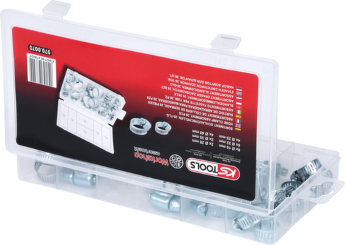 KS Tools Assortiment de colliers de serrage