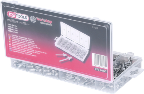 KS Tools Assortiment de rivets aveugles