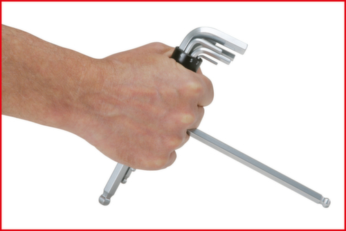 KS Tools Jeu de clés à douille hexagonales internes 3 en 1