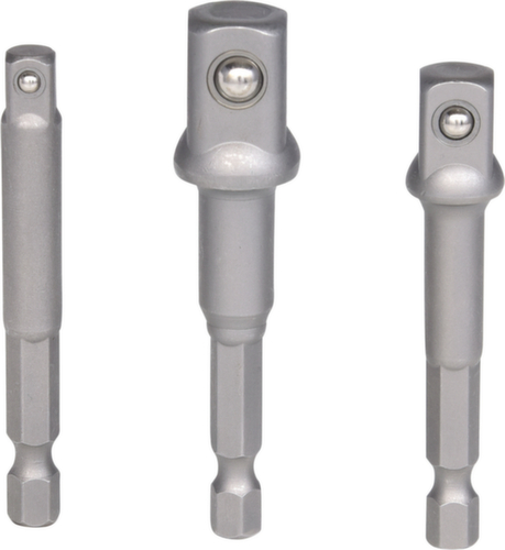 KS Tools Jeu d'adaptateurs carrés 1/4"