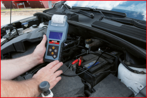 KS Tools Testeur numérique de batterie et de système de charge 12V avec imprimante intégrée