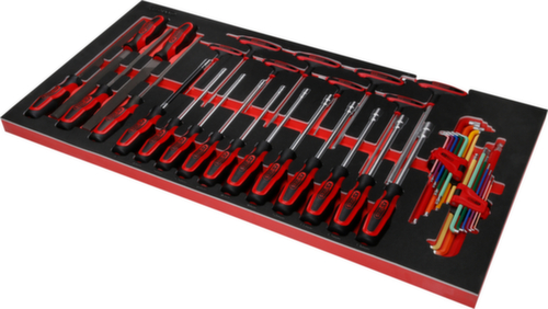 KS Tools Jeu de chariots d'atelier Performanceplus P25 avec 564 outils pour 8 tiroirs