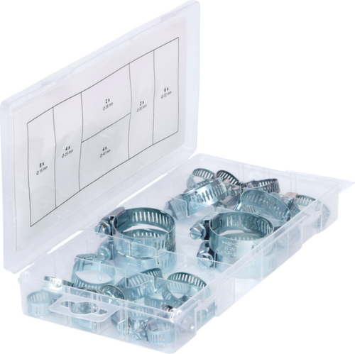 KS Tools Assortiment de colliers de serrage