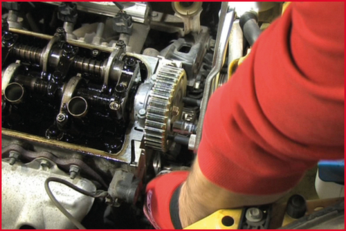 KS Tools Jeu de contre-porteurs de poulies universelles