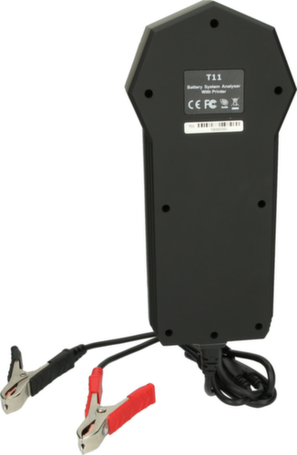KS Tools Testeur numérique de batteries et de systèmes de charge 12V / 24V avec imprimante intégrée