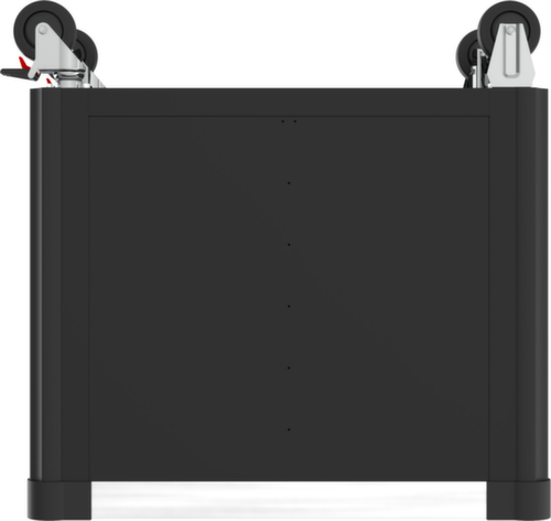 KS Tools PERFORMANCEplus P25 BLACK/ROT Chariot d'atelier avec 8 tiroirs