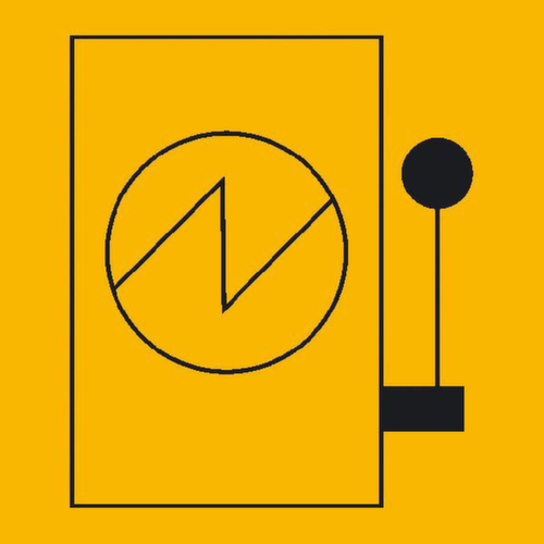 Panneau indicateur SafetyMarking® relatif à l'électrotechnique