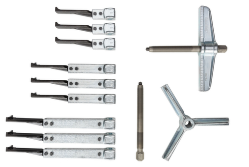 1.07/K-2 Jeu d'extracteurs avec 9 crochets