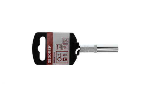 GEDORE RED R41000809 Douille 1/4" 6 pans 8 mm Longueur 50 mm