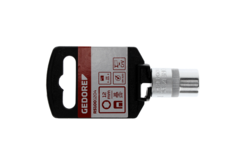 R51001204 Douille 3/8" 6 pans 12 mm Longueur 28 mm