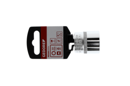 R51002204 Douille 3/8" 6 pans 22 mm Longueur 32 mm