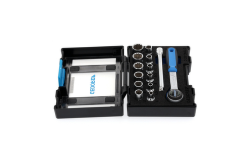 D 20 DMU-3 Jeu de douilles 1/4" 13 pièces profil UD 4-13 mm