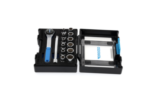 D 20 DMU-3 Jeu de douilles 1/4" 13 pièces profil UD 4-13 mm