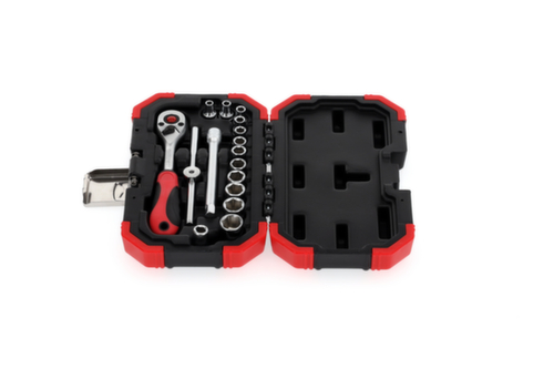 GEDORE R49003016 Jeu de clés à douilles 1/4" 4-13mm 16 pièces