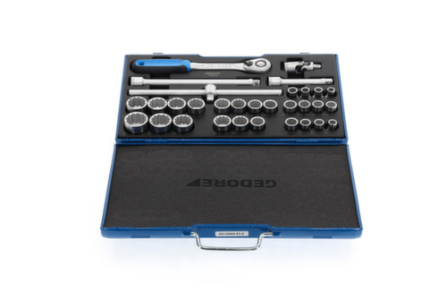 D 19 XMAU-20 Jeu de douilles 1/2" 31 pièces