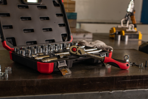 GEDORE R69003024 Jeu de clés à douilles 1/2" 10-32mm 24 pièces