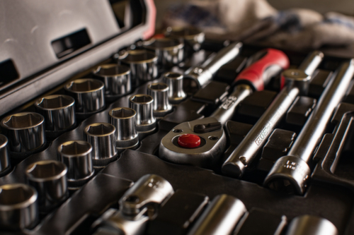 GEDORE R69003024 Jeu de clés à douilles 1/2" 10-32mm 24 pièces