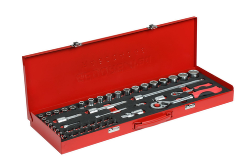 GEDORE RED R46004049 Jeu de douilles 1/4"+1/2" 49 pièces