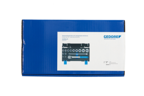 19 DMU-20 Jeu de douilles 1/2"