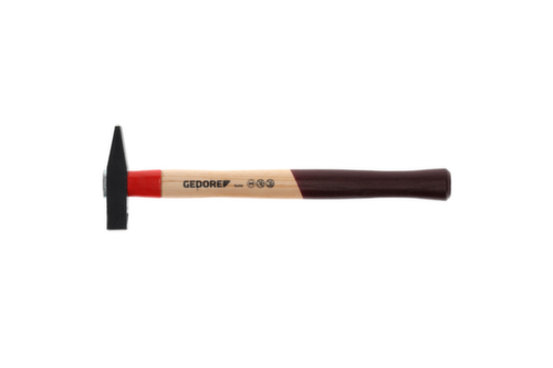 Marteau de serrurier GEDORE 600 E-100 ROTBAND-PLUS avec manche en frêne