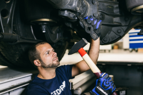 Marteau de serrurier GEDORE 600 H-1500 ROTBAND-PLUS avec manche en hickory