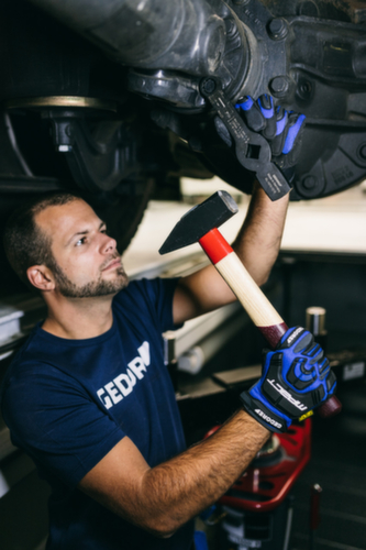 Marteau de serrurier GEDORE 600 H-1500 ROTBAND-PLUS avec manche en hickory