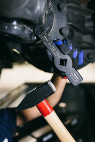 Marteau de serrurier GEDORE 600 H-1500 ROTBAND-PLUS avec manche en hickory