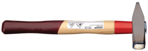 GEDORE 600 IH-500 Marteau de serrurier ROTBAND-PLUS avec manche en hickory