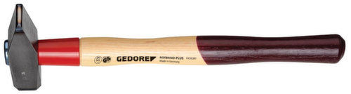 GEDORE 600 IH-500 Marteau de serrurier ROTBAND-PLUS avec manche en hickory
