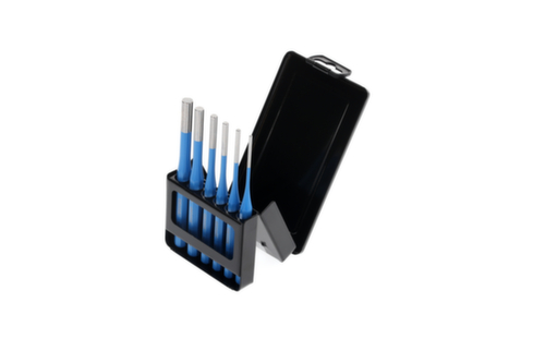 Jeu de chasse-goupilles GEDORE 316 D 6 pièces en cassette métallique pliable