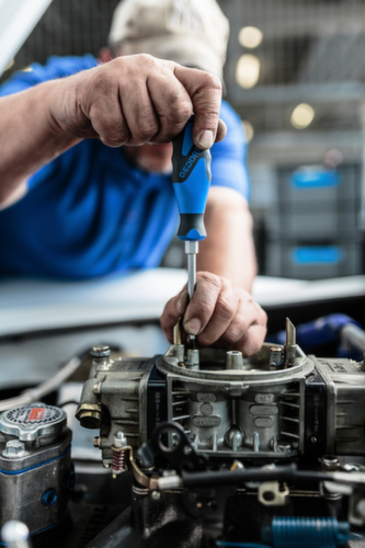 GEDORE 2160SK PH 3 Tournevis pour vis à 3 pans avec capuchon de frappe cruciforme PH 3