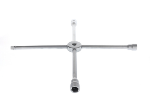 GEDORE 28 LRV Clé en croix pour camion 27x30x32x3/4" 4-kt 750x750 mm