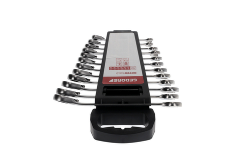 GEDORE R07205012 Jeu de clés mixtes à cliquet SW8-19 mm 12 pièces