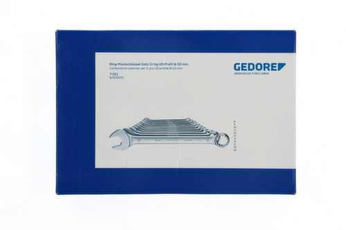 GEDORE 7-011 Jeu de clés mixtes 11 pièces profil UD 8-22 mm