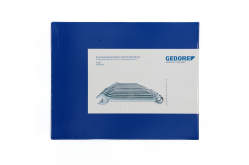 GEDORE 7-017 Jeu de clés mixtes 17 pièces profil UD 6-22 mm