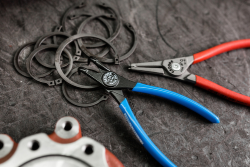 8000 J 21 Pince de montage pour circlips intérieurs coudée 19-60mm