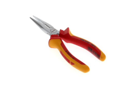 VDE 8132-160 H Pince VDE à bec plat avec isolation par gaine 160 mm