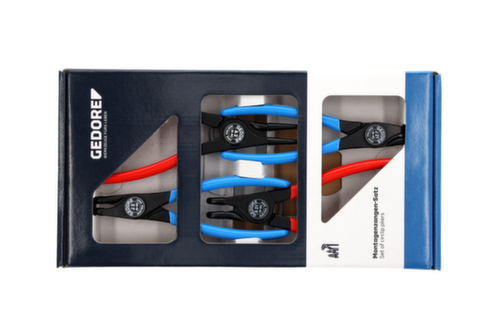 GEDORE S 8000 Jeu de pinces de montage 4 pièces