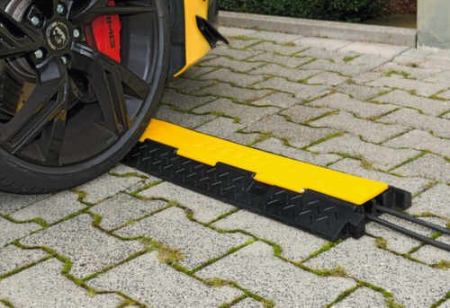 Moravia Pont de câbles MORION, largeur 1000 mm, noir/jaune