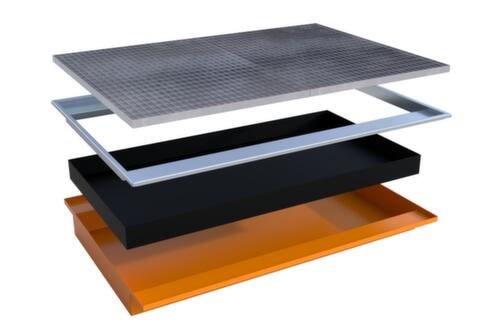 Bauer bac à suspension pour rayonnage