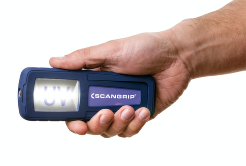 Scangrip lampe portative sans fil UV-FORM avec lumière ultraviolette