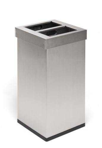 Collecteur de recyclage Carro Mix avec 2 seaux intérieurs en aluminium