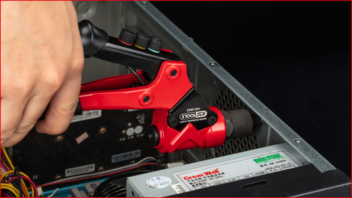 KS Tools 3 in 1 hand rivet pliers set