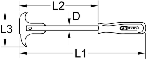 KS Tools Sealing ring removal tool