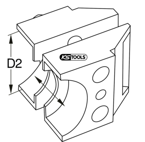 KS Tools Clamp bore expansion tool
