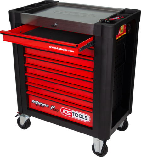 KS Tools Performanceplus workshop trolley set P10 with 399 tools for 7 drawers