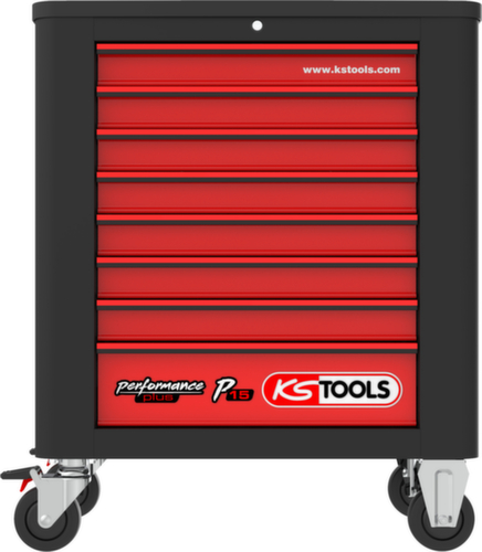 KS Tools Performanceplus workshop trolley set P15 with 423 tools for 6 drawers