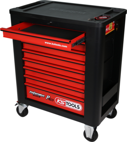 KS Tools Performanceplus workshop trolley set P15 with 423 tools for 6 drawers
