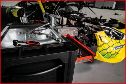 KS Tools Performanceplus workshop trolley set P25 with 660 tools for 8 drawers